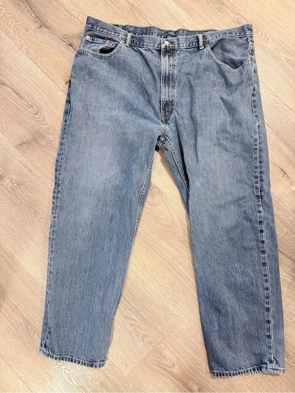 Levi's Light Blue Relaxed Straight Jeans